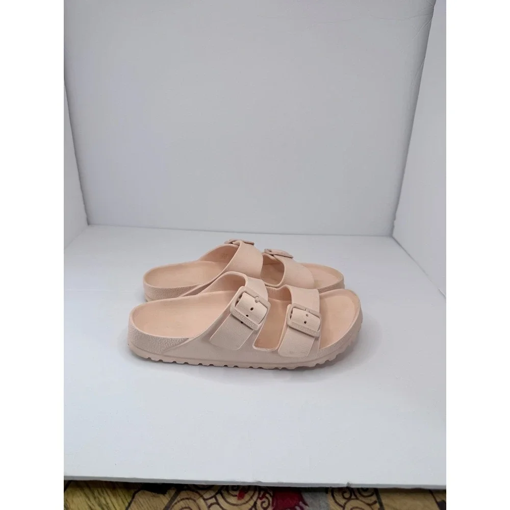 Birkenstock Arizona EVA‎ Sandals Light Pink Slides Womens 39 L8 M6 129443